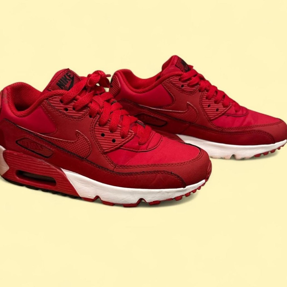 Nike Red Air Max 90’s Sneakers